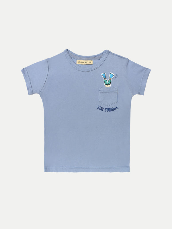 Camiseta Algodón Niño - T-Shirt Ocean - Manga Corta