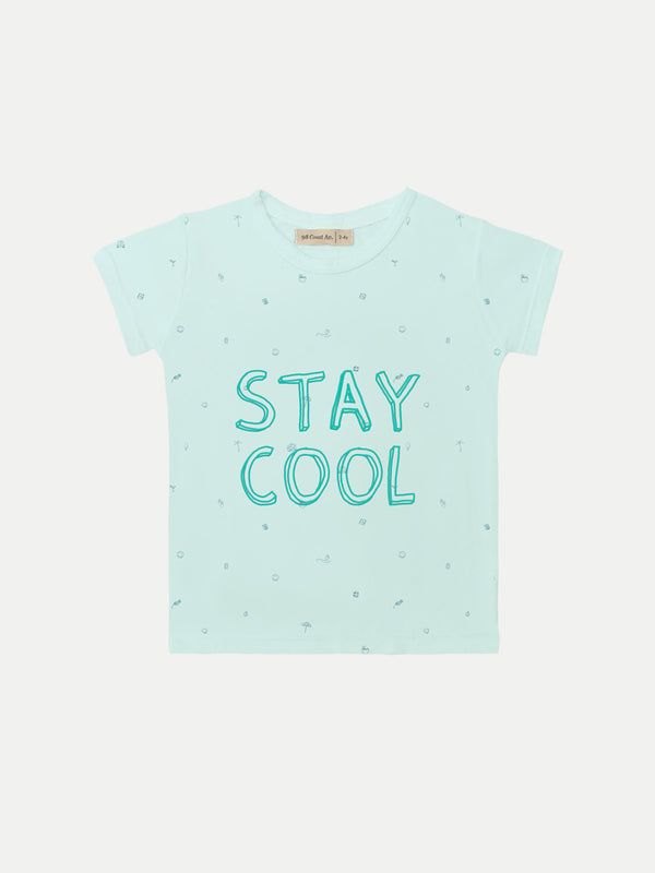 Camiseta Algodón Niño - T-Shirt Paradise - Manga Corta