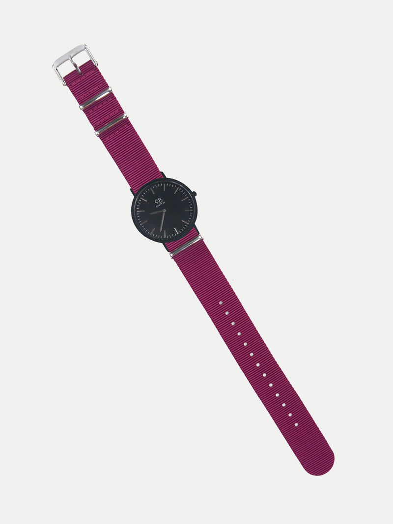 Correa para Reloj Fucsia - Correa Intercambiable de Nylon - No Incluye Reloj
