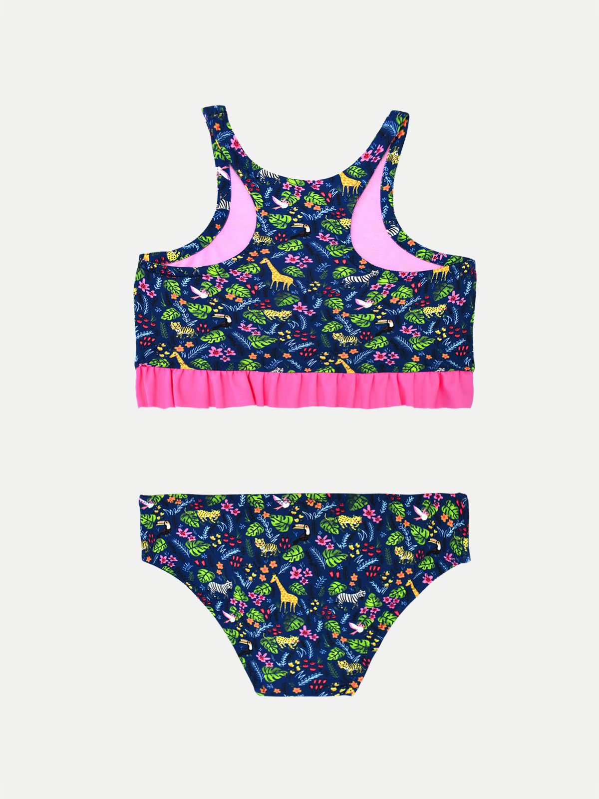 Traje de Baño Niña Bikini - Top and Bottom Zoo Bikini - 6 Meses a 14 Años