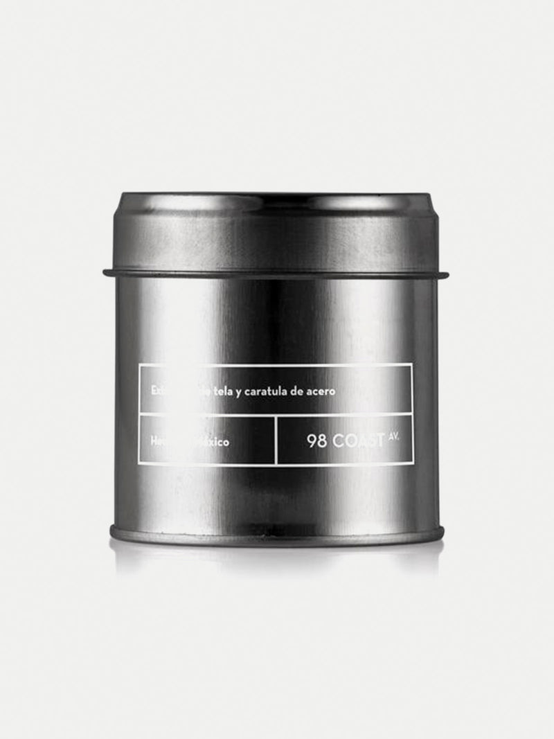 Reloj Analógico Metálico Negro - 40 mm de Diámetro - Incluye Pila y Estuche