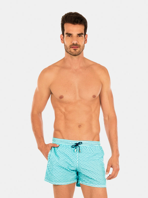 Traje de Baño Hombre - Girasol Aqua - Secado Rápido