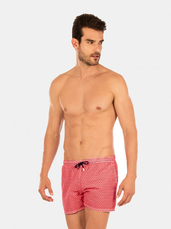 Traje de Baño Hombre - Girasol Coral - Secado Rápido