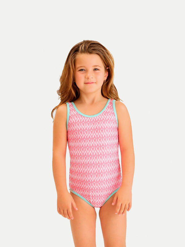 Traje de Baño Niña Entero - Pink Stars One Piece - 6 Meses a 14 Años